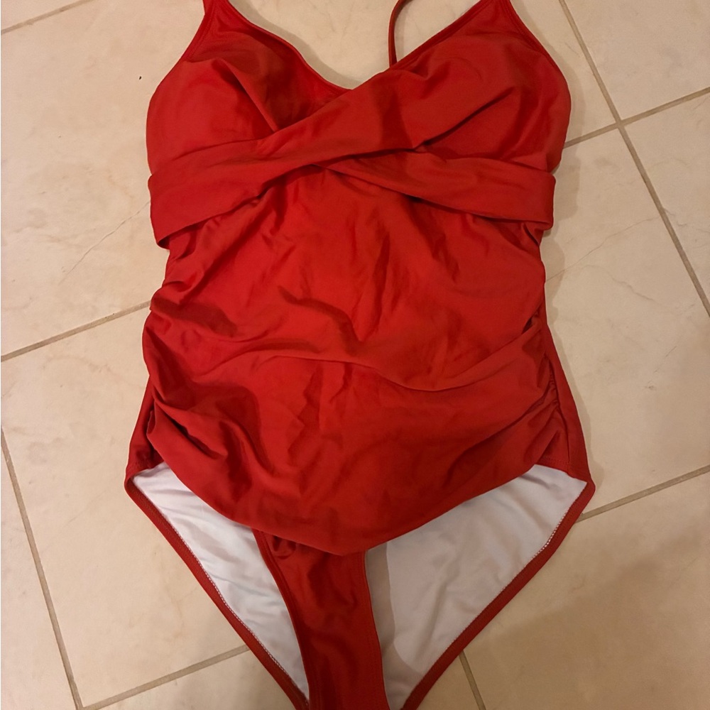 Rust One-piece swimsuit